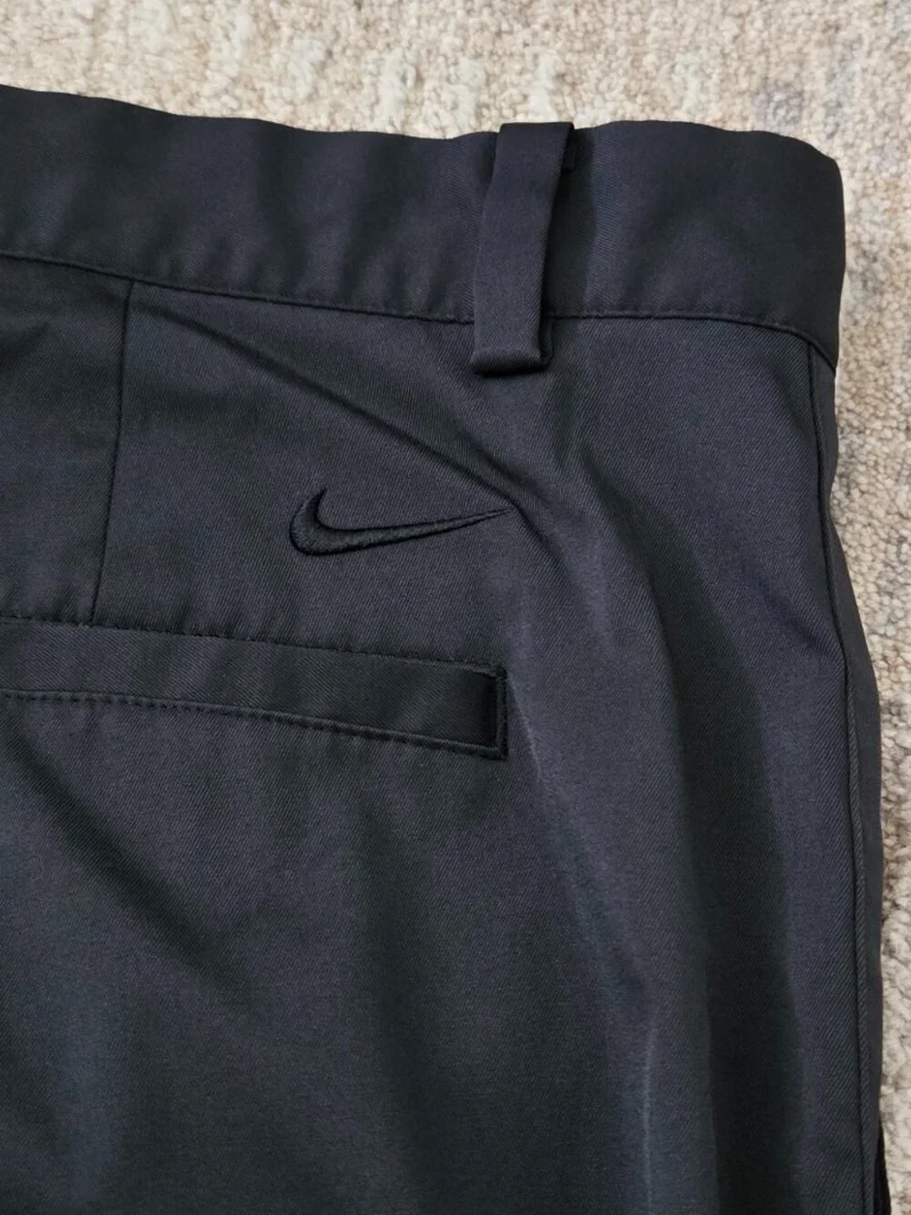 Nike Golf Dri Fit Performance Pants Mens Black Athleisure Stretch 38W 30L